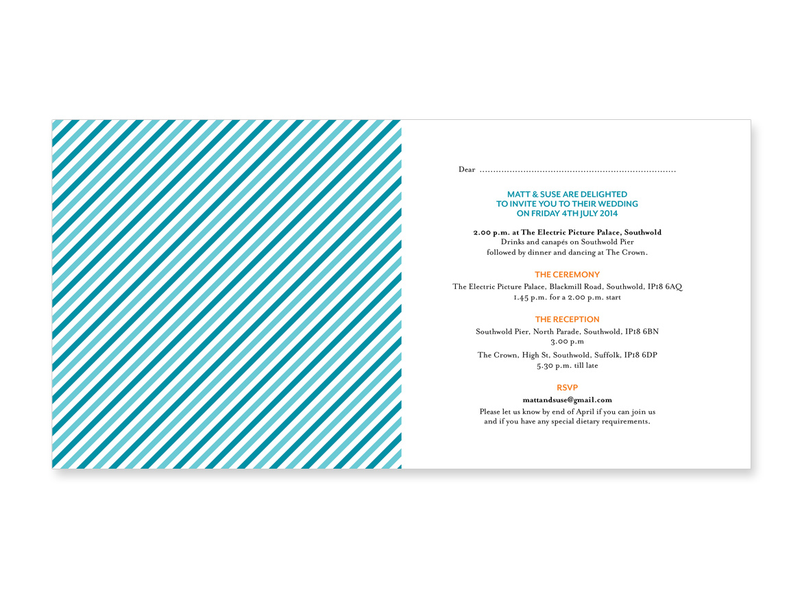 Bespoke Wedding invitations